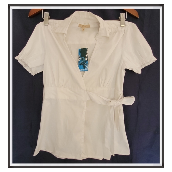 Final Price - Vintage Look Wrap Top - Picture 2 of 11